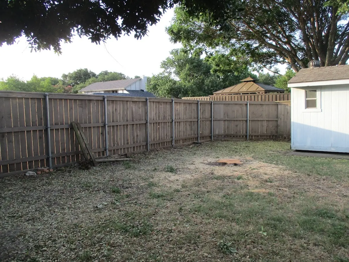 Cleared yard after professional tree removal in Portageville